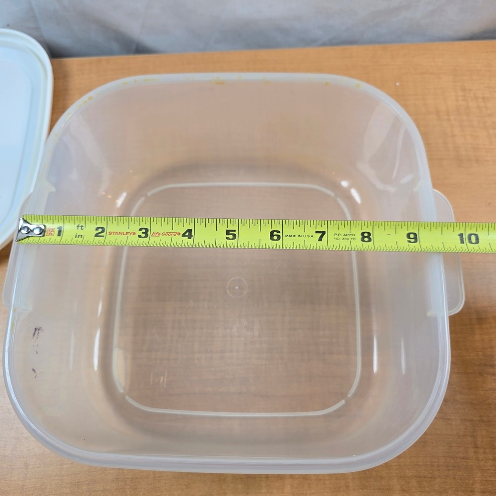 Good Cook 4.5 L 19‎ cups 1.2 gal 9" square storage food container with lid
